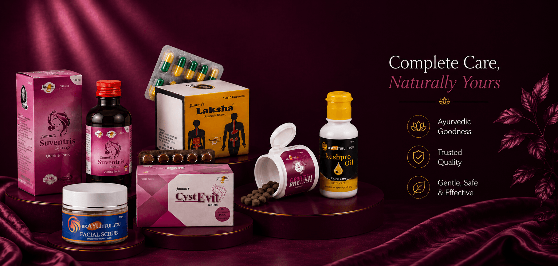 Jammi Pharmaceuticals – Authentic Ayurveda, Trusted Formulations, Slide 2