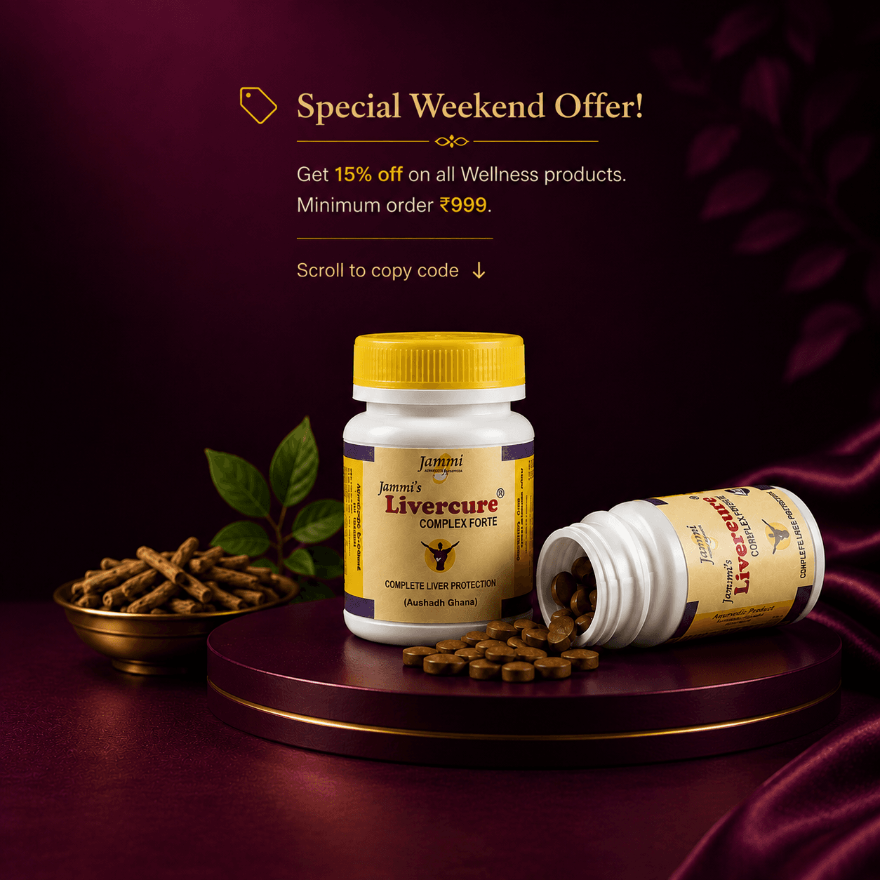 Jammi Pharmaceuticals – Premium Ayurvedic Heritage Since 1897, Slide 1